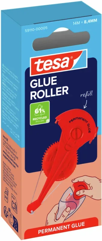 TESA Kleberoller Refill ecoLogo 591100000 perm. 8.4mmx14m