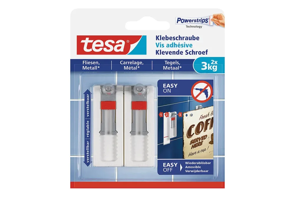 TESA Verstell.Klebeschraube 3 kg 777650000 Fliesen & Metall