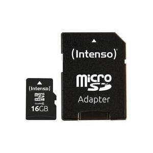 INTENSO Micro SDHC Card 16GB 3413470 Class 10