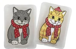 ROOST Taschenw&auml;rmer Katze 512578 gelb/rot 2 assortiert