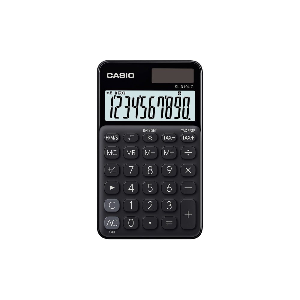 CASIO Taschenrechner SL310UCBK 10-stellig schwarz