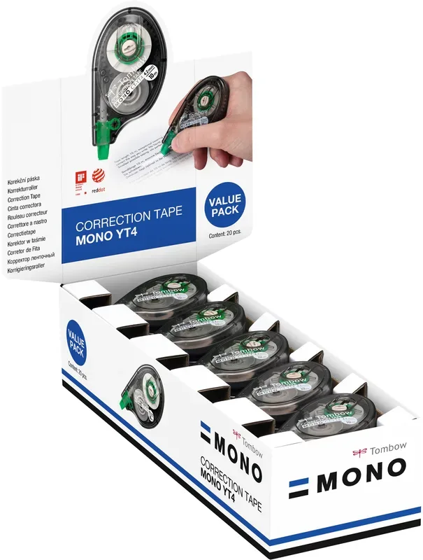 TOMBOW Korrekturroller 4.2mmx10m CT-YT4-BULK im Bulk