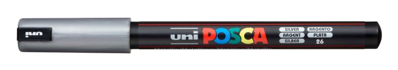 Uni-Ball uni POSCA PC-1MR Marker 1 Stück(e) Silber Rundspitze