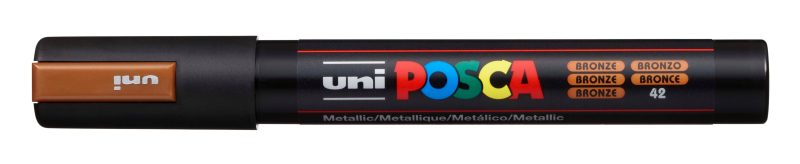 Uni-Ball uni POSCA PC-5M Marker 1 Stück(e) Bronze Rundspitze
