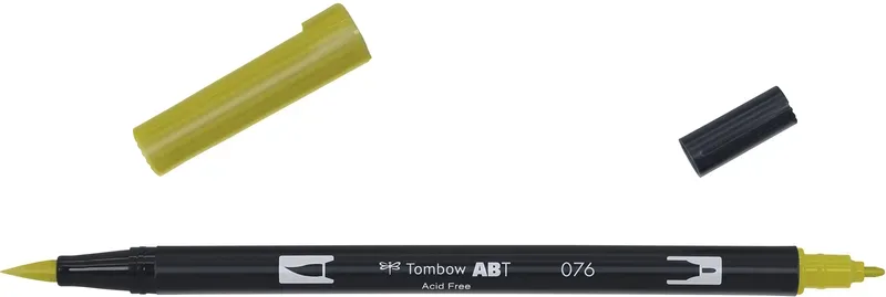 TOMBOW Dual Brush Pen ABT 076 gr&uuml;ner Ocker