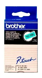 PTOUCH Band, laminiert schwarz/gr&uuml;n TC-701 PT-3000 12 mm