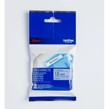 PTOUCH Band, nicht lam. schwarz/blau M-K531BZ zu PT-65/75/85/110 8m x 12 mm