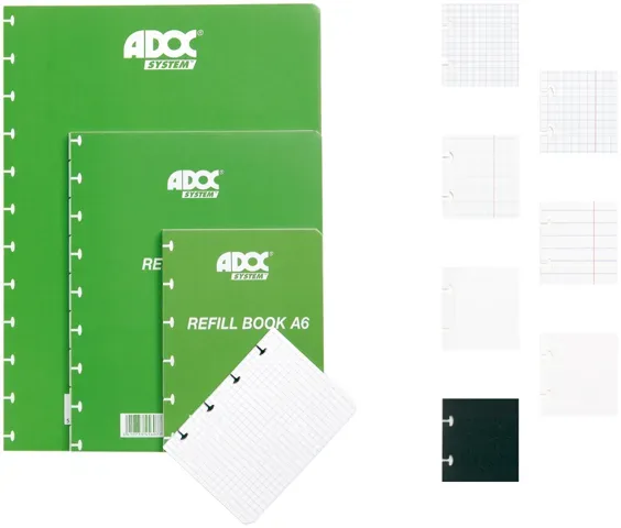ADOC Ersatzbl&auml;tter A4 6844.630 kariert 72 Blatt
