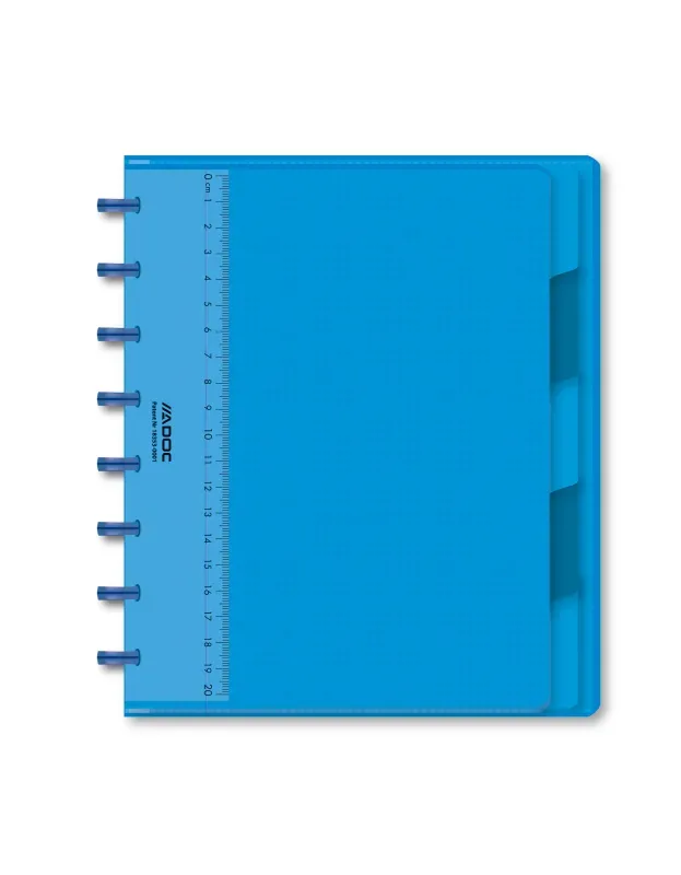 ADOC Notizheft Pap-Ex A5 3044.204 kariert blau