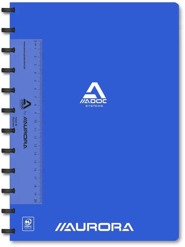 ADOC Notizheft A4 6099.741 kariert blau