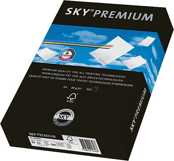 Sky Premium, Papier