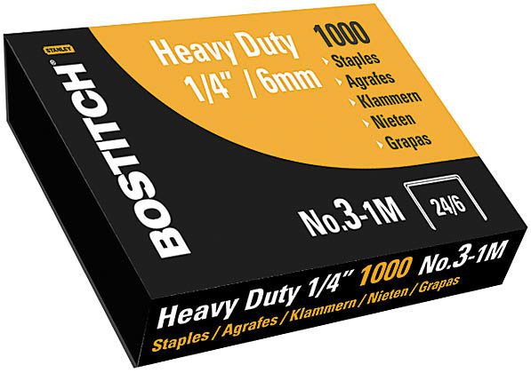 BOSTITCH Heftklammern 6mm NO.3-1M 1000 St&uuml;ck No.3-1M