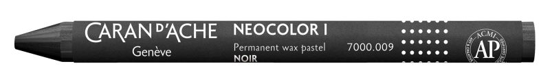 CARAN D'ACHE Wachsmalstift Neocolor 1 7000.009 schwarz