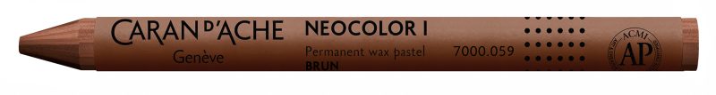 CARAN D'ACHE Wachsmalstift Neocolor 1 7000.059 braun
