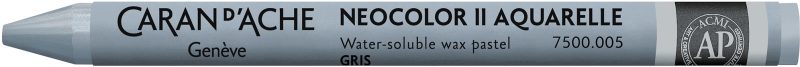 CARAN D'ACHE Wachsmalstift Neocolor II 7500.005 grau