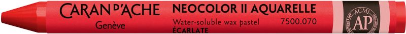 CARAN D'ACHE Wachsmalstift Neocolor II 7500.070 scharlach