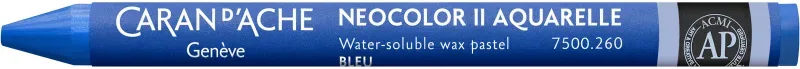 CARAN D'ACHE Wachsmalstift Neocolor II 7500.260 blau