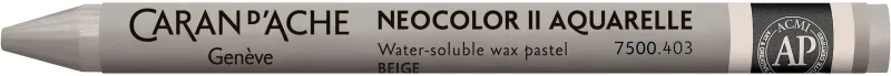 CARAN D'ACHE Wachsmalstift Neocolor II 7500.403 beige