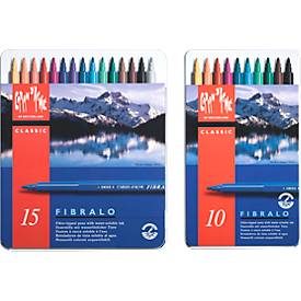 CARAN D'ACHE Filzstift Fibralo M 185.310 10-farbig assortiert