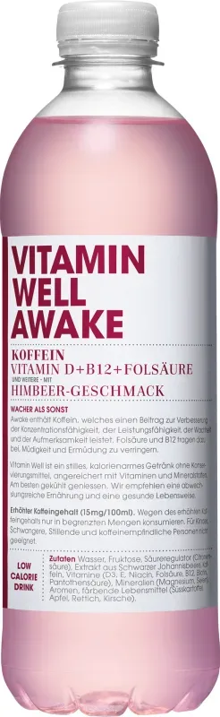 VITAMIN W Awake 50cl Pet 3591 12 St&uuml;ck