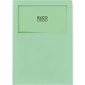 ELCO Sichth&uuml;lle Ordo Classico A4 29469.61 gr&uuml;n, ohne Linien 100 St&uuml;ck