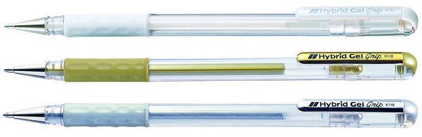 pentel Roller Hybrid Gel Grip DX