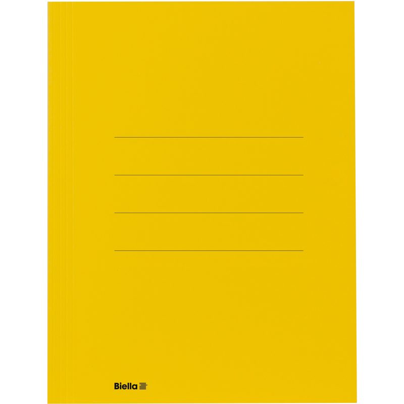 BIELLA Aktensammler Recycolor 0172430.20 3 Klappen, gelb