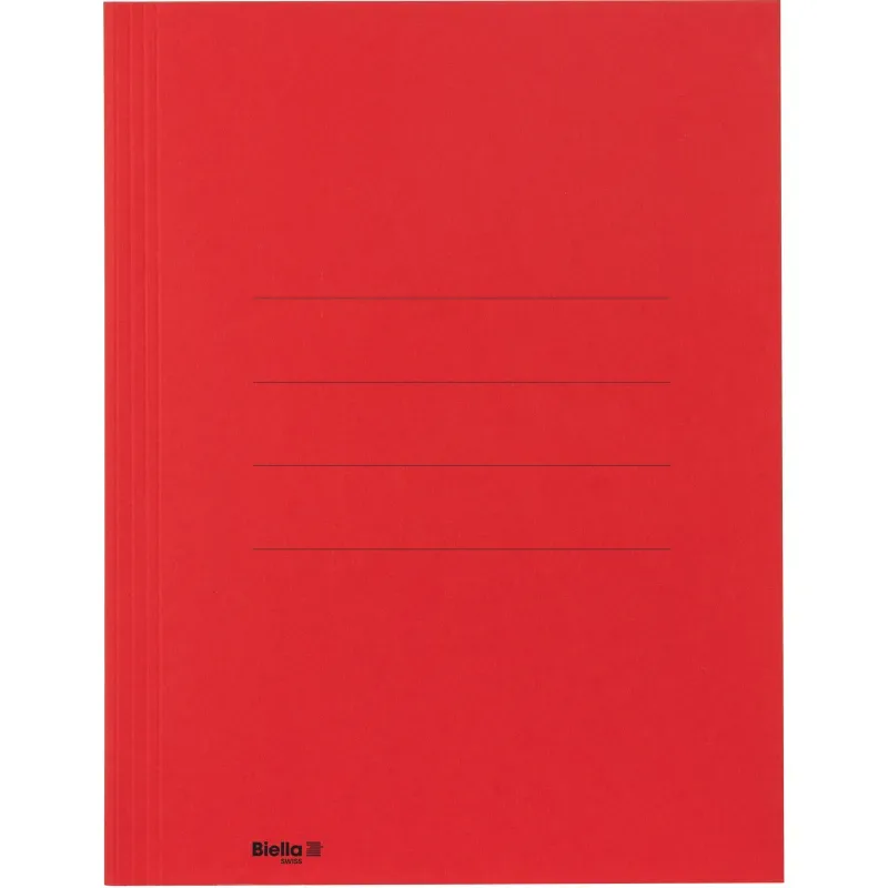 BIELLA Aktensammler Recycolor 0172430.45 3 Klappen, rot