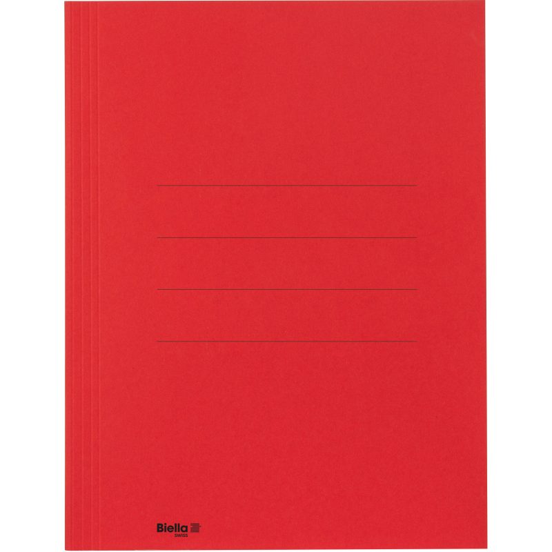 BIELLA Aktensammler Recycolor 0172430.45 3 Klappen, rot