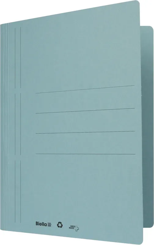 BIELLA Schnellhefter Biella 6 A4 166400.05 blau, 320gm2 100 Bl.