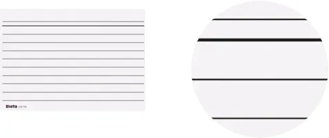 BIELLA Karteikarten liniert A7 230730.00 weiss, 105x74mm 100 Stk.