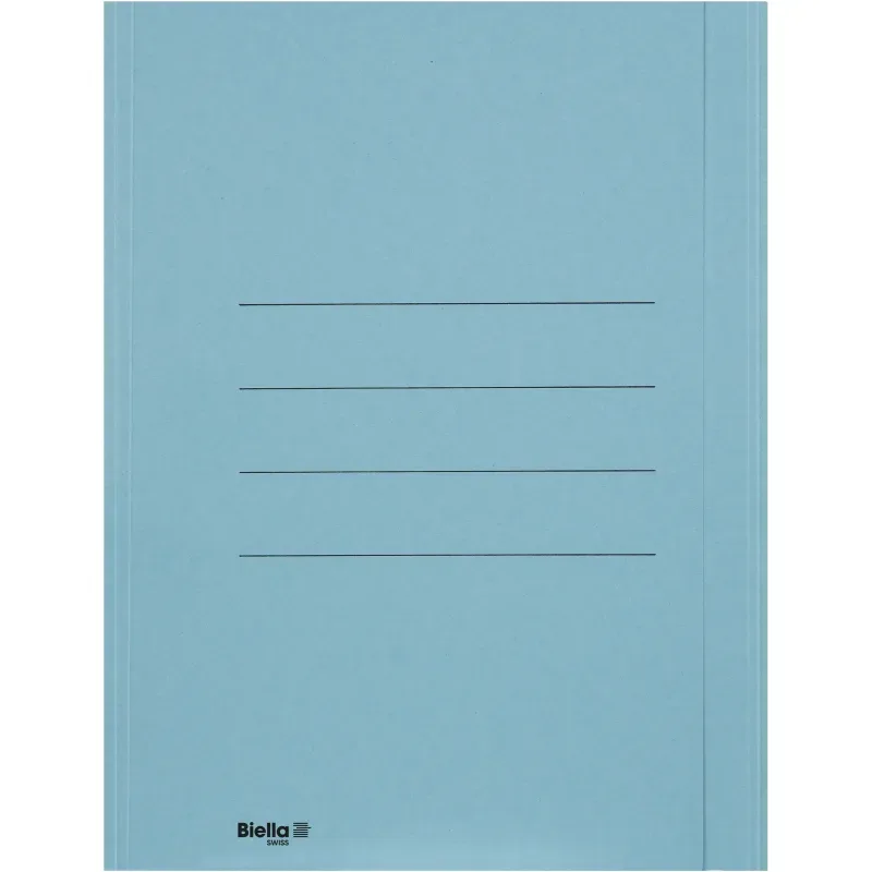 BIELLA Einlagemappen A4 250401.05 blau, 240g, 90 Blatt 50 St&uuml;ck