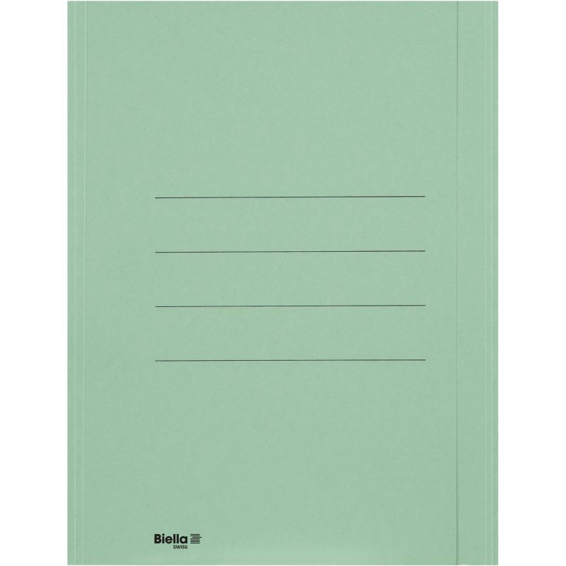 BIELLA Einlagemappen A4 250401.30 gr&uuml;n, 240g, 90 Blatt 50 St&uuml;ck