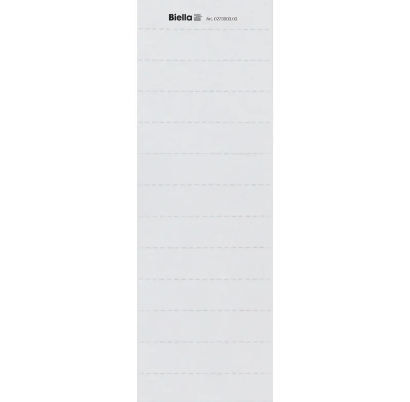BIELLA Etiketten 60x14mm 273903.01 weiss, 5 Bl. &agrave; 10 Stk.