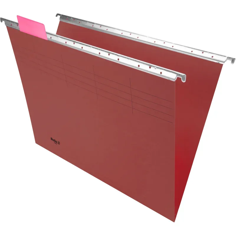 BIELLA H&auml;ngenmappen-Set A4 271255.45 rot 25 St
