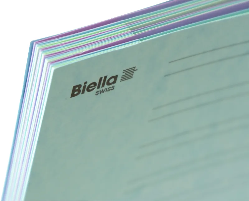 Biella - Pult- und Ordnungsmappe A4 Karton 12-teilig, 21cm, Blau
