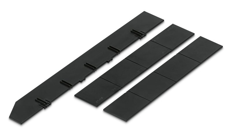 STYRO Unterteilungsset Styrodoc 268-420.95 schwarz 1 l&auml;ngs/ 2 quer