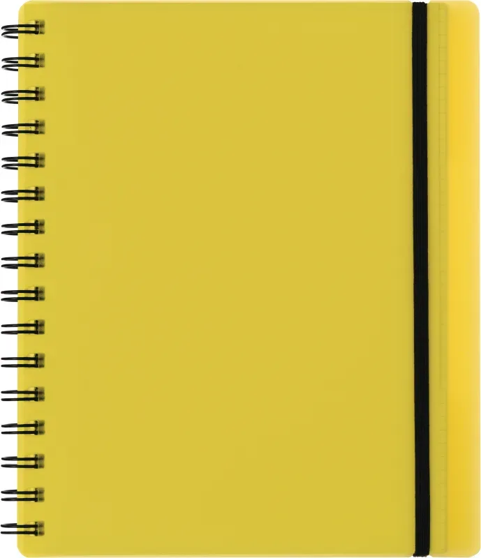 KOLMA Notizbuch Easy KolmaFlex A5 06.551.11 gelb, kariert 5mm 100 Bl.