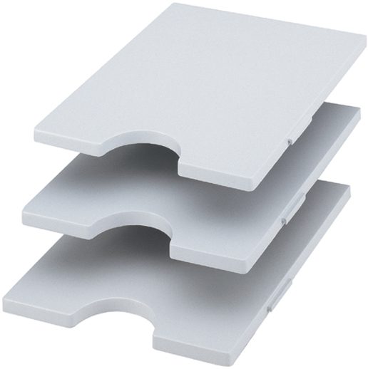 STYRO Tablare Flexiboard grau 280-3123.80 3 St&uuml;ck