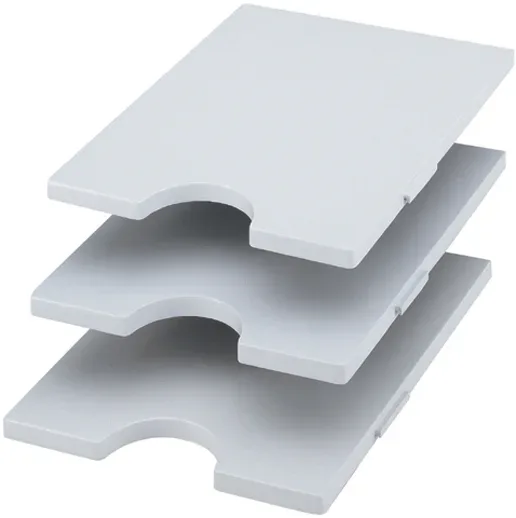 STYRO Tablare Flexiboard grau 280-3123.80 3 St&uuml;ck