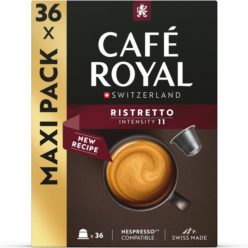 CAFE ROYAL Kaffeekapseln Alu 2001932 Ristretto 36 St&uuml;ck