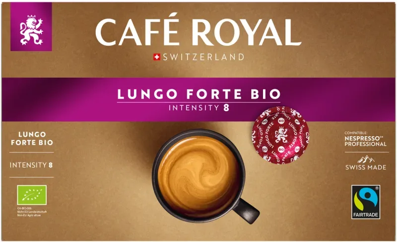 CAFE ROYAL Kaffeepads Bio Havelaar 2002304 Lungo Forte 50 Stk.