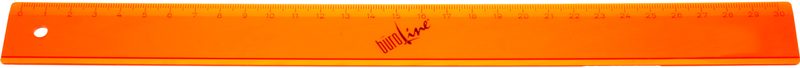 B&Uuml;ROLINE Massstab 30cm 375940 orange/transparent