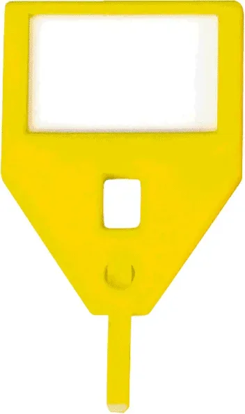 RIEFFEL Schl&uuml;ssel-Anh&auml;nger KR-A GELB/10 gelb
