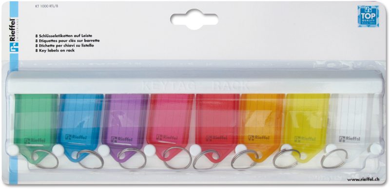 RIEFFEL Schl&uuml;sselleiste KT1000RTL/8 38x22mm 8 St&uuml;ck