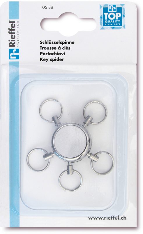 RIEFFEL Schl&uuml;sselanh&auml;nger Key Spider 105SB 5 Ringe