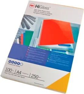GBC HiGloss Umschlagmaterial A4 CE020071 weiss, 250g 100 St&uuml;ck