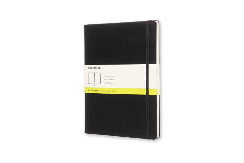 Moleskine Notizbuch, XL, Blanko, schwarz