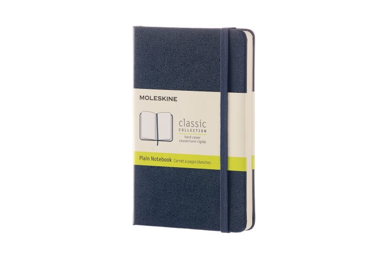 Moleskine Notizbuch, Pocket Size, Blanko, saphir