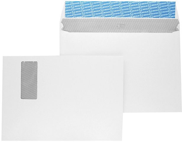 GOESSLER Couvert Expanso m/Fenster C4 2209 120g, weiss 100 St&uuml;ck